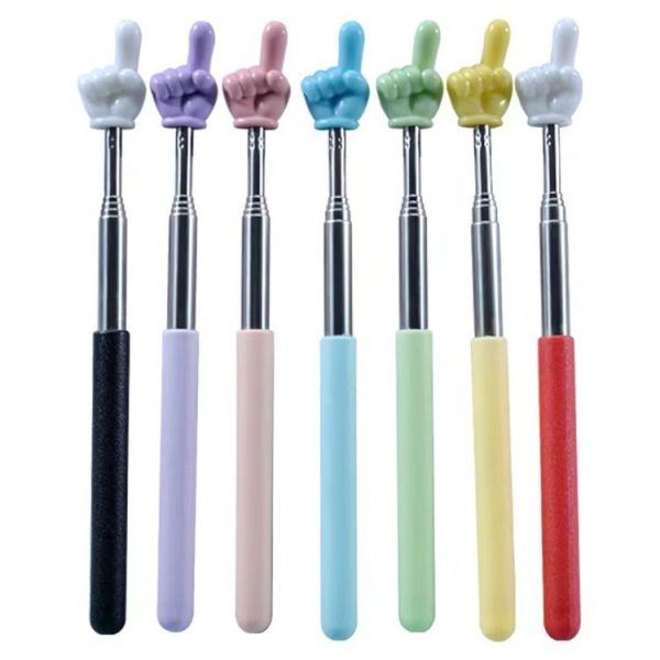 Retractable Teacher Pointer Extendable Finger Pointer Stick for School (Random Color) - Image 8