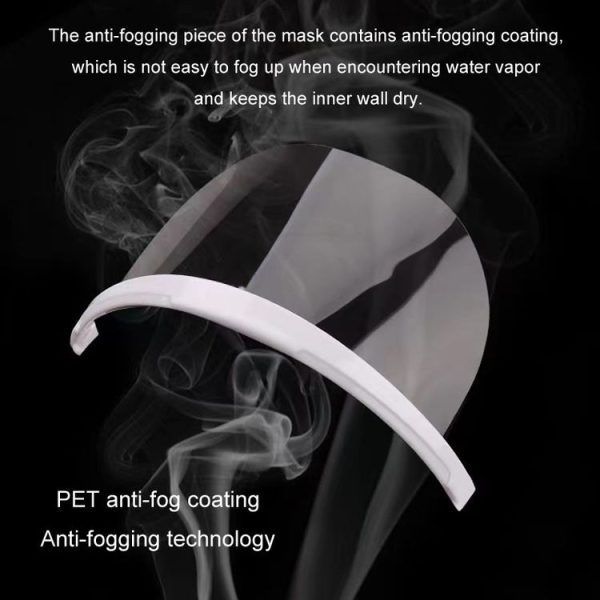 10pcs / Bag Recyclable Transparent Restaurant Mask Chef Anti-fog And Anti-Spittle Plastic Masks (opp Bag) - Image 5