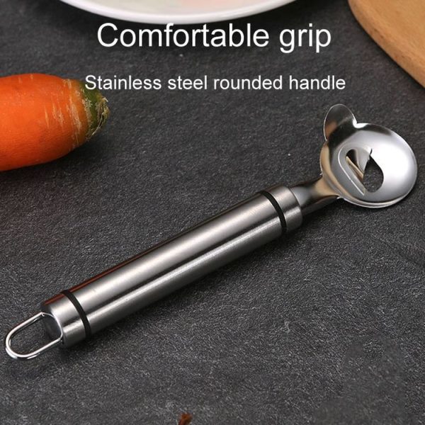 Stainless Steel Noodle Chipper Hangable Household Noodle Peeler, Model: Round Light Handle - Image 6