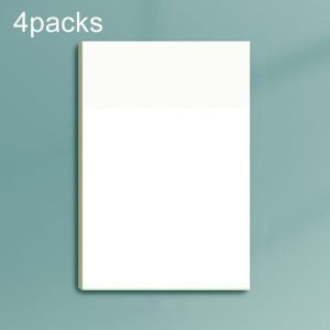 4packs Small Transparent Convenient Memo Stickers Student Notes Sticky Stickable Bookmarks
