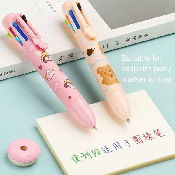 4packs Small Transparent Convenient Memo Stickers Student Notes Sticky Stickable Bookmarks - Image 7