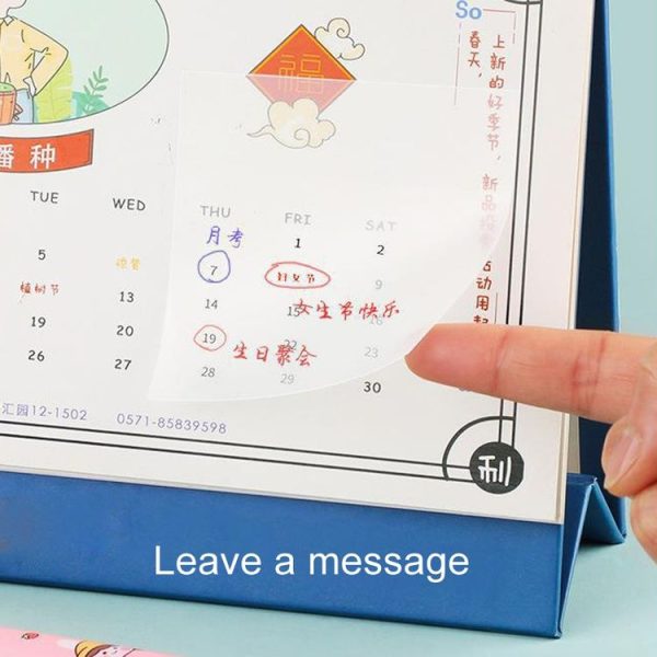4packs Small Transparent Convenient Memo Stickers Student Notes Sticky Stickable Bookmarks - Image 9