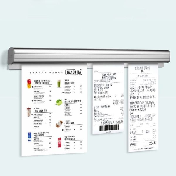 30cm Kitchen Order Holder Restaurant Takeaway Aluminum Ticket Holder - Image 2