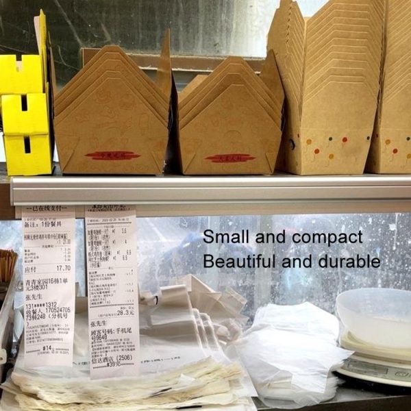 30cm Kitchen Order Holder Restaurant Takeaway Aluminum Ticket Holder - Image 8