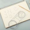 2pcs Multifunctional Drawing Ruler Function Drawing Protractor Geometric Ruler (For Primary School) - Image 8