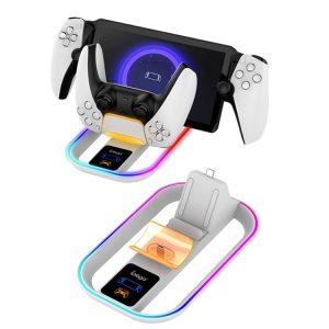SONY PlayStation Portal iPega Controller & Game Console Charger with RGB Light