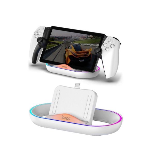 PlayStation Portal Game Console iPega Charging Base with RGB Light