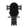 Car Dashboard Chuck Navigation Bracket Parking Number Plate (Black)