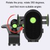 Car Dashboard Chuck Navigation Bracket Parking Number Plate (Black) - Image 3
