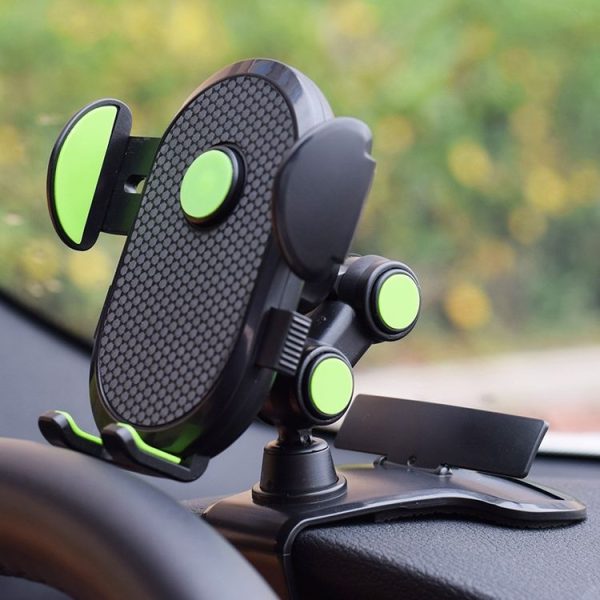 Car Dashboard Chuck Navigation Bracket Parking Number Plate (Black) - Image 9