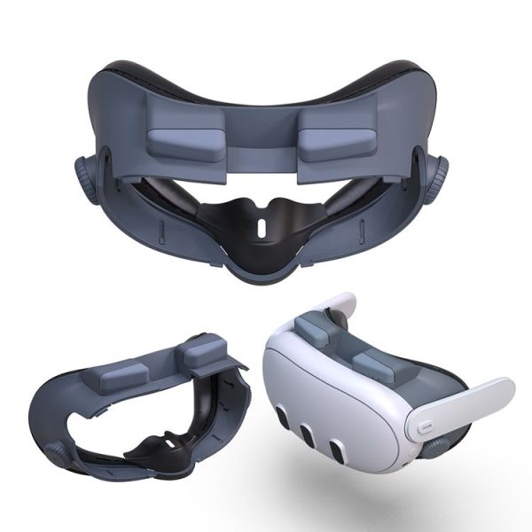 Meta Quest 3 Adjustable Replacement Eye Mask VR Blackout Soft Replacement Face Mask Set