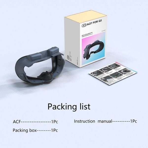 Meta Quest 3 Adjustable Replacement Eye Mask VR Blackout Soft Replacement Face Mask Set - Image 9