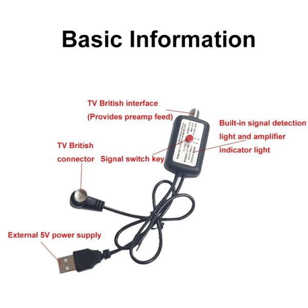 Secondary Signal Switcher High Gain Signal Boost Amplifier (Black) - Image 3