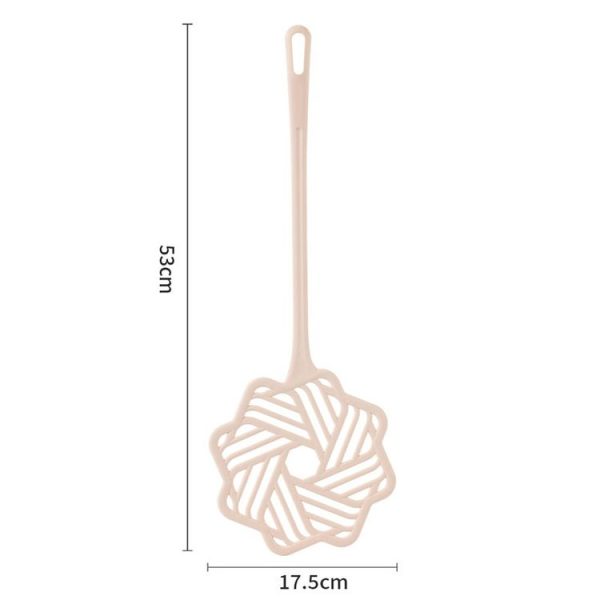 Quilt Cleaning Duvet Fluffing Pat Plastic Quilt Pat Faux Rattan Household Quilt Mite Dusting Duster (Coffee Pink) - Image 3