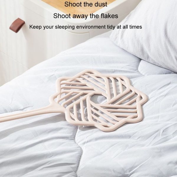 Quilt Cleaning Duvet Fluffing Pat Plastic Quilt Pat Faux Rattan Household Quilt Mite Dusting Duster (Coffee Pink) - Image 7