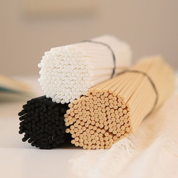 100pcs / Box 3mmx20cm Rattan Aromatherapy Stick Floral Water Diffuser Hotel Deodorizing Diffuser Stick (Black) - Image 7