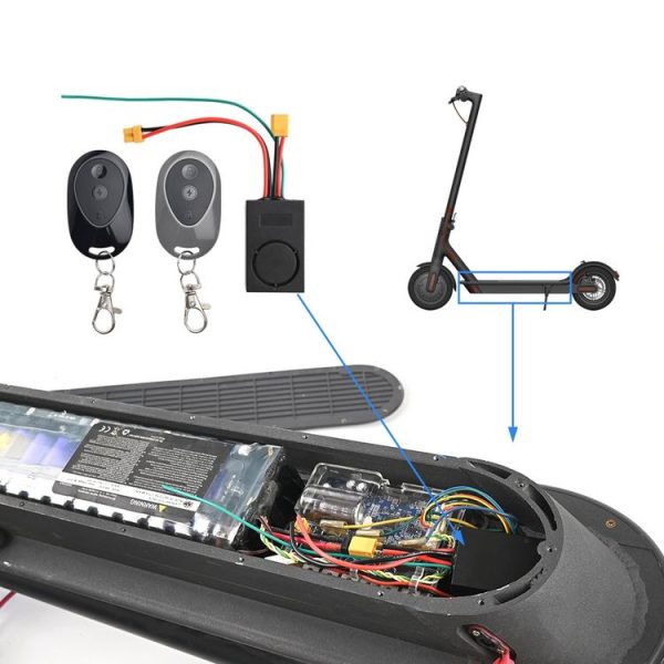 Xiaomi M365 Electric Scooter 36-55V Anti-Theft Alarm Detector + 2 Remote Controller - Image 2