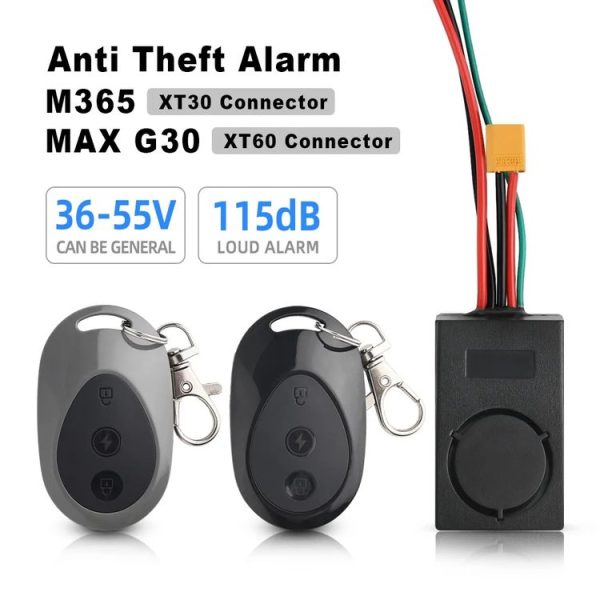 Xiaomi M365 Electric Scooter 36-55V Anti-Theft Alarm Detector + 2 Remote Controller - Image 4