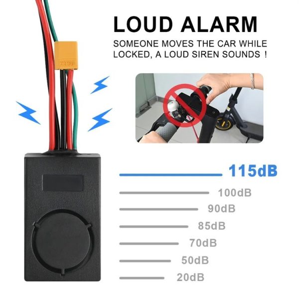 Xiaomi M365 Electric Scooter 36-55V Anti-Theft Alarm Detector + 2 Remote Controller - Image 5