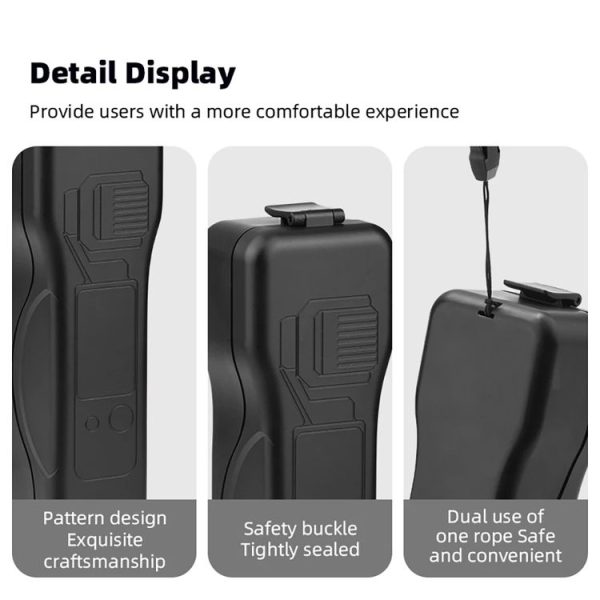 DJI OSMO POCKET 3 BRDRC Waterproof Storage Box Protective Shell With Lanyard (Black) - Image 10