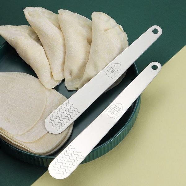 10pcs Thickened Stainless Steel Stirring Spoon Kitchen Dumpling Multifunctional Mixing Tool - Image 2