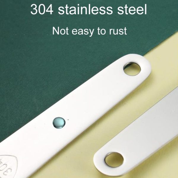 10pcs Thickened Stainless Steel Stirring Spoon Kitchen Dumpling Multifunctional Mixing Tool - Image 5