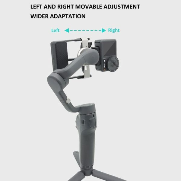 Universal Phone Gimbal to Sports Camera Adapter For DJI OSMO 6 / 5 / 4 / 3 to Gopro DJI Action 4 (Black) - Image 4