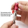 Hexagonal Shank Quick Release Self-Locking Joint Extension Rod Electric Drill Driver Extension Quick Conversion Bits (Silver+Red) - Image 7