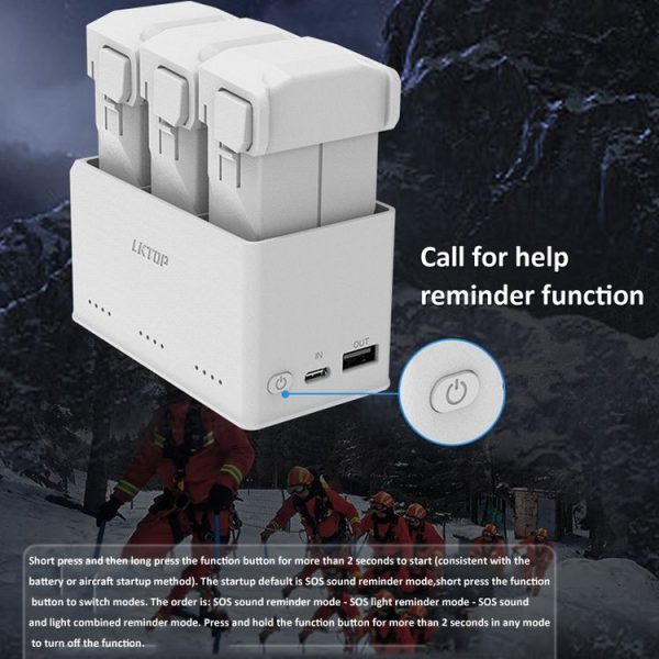 DJI Mini 4 Pro / Mini 3 Pro Drone LKTOP 37W Two Way Charging Hub - Image 6
