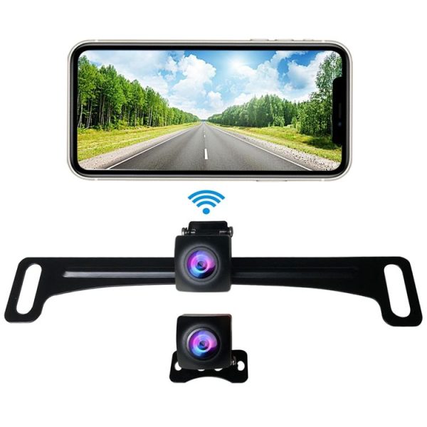 2 In 1 1080P 5G WIFI Wireless Car Reversing Rear Vision Night Vision Camera (LP-1080P)