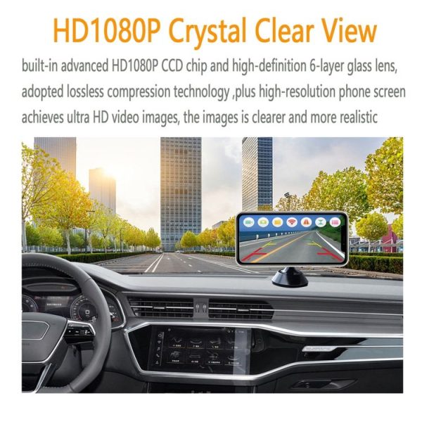 HD1080P 5G WIFI Wireless Car Reversing Starlight Night Vision Camera - Image 4