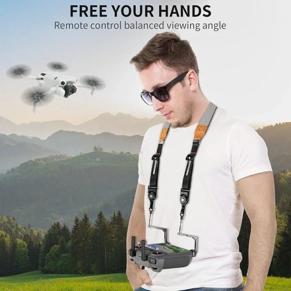 DJI RC / RC 2 Drone Remote Control RCSTQ Balance Strap System Lanyard (Gray) - Image 2