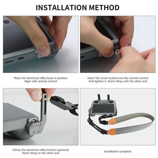 DJI RC / RC 2 Drone Remote Control RCSTQ Balance Strap System Lanyard (Gray) - Image 7
