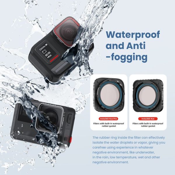 Insta360 Ace Pro UV aMagisn Waterproof Filter Protective Goggles Sports Camera Accessories - Image 7