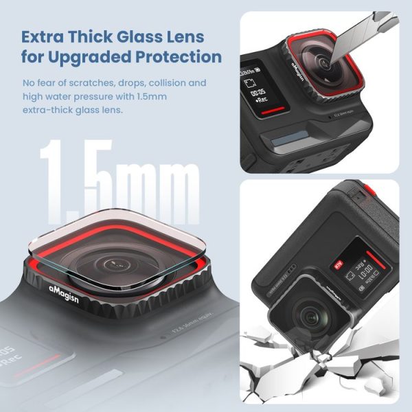Insta360 Ace Pro UV aMagisn Waterproof Filter Protective Goggles Sports Camera Accessories - Image 8