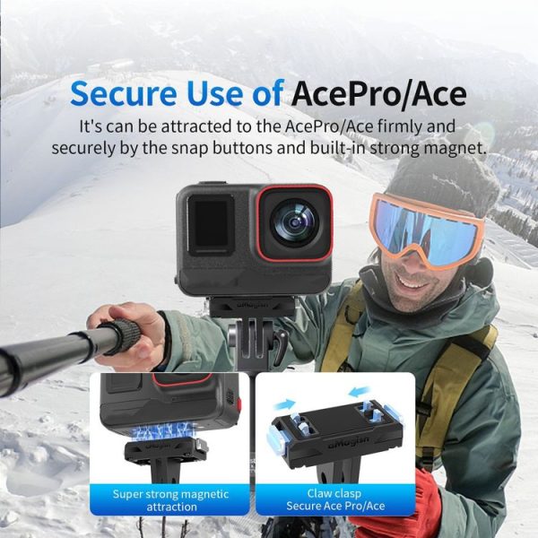 Insta360 Ace / Ace Pro aMagisn Magnetic Quick Release Plastic Accessories Sports Camera Accessories - Image 11