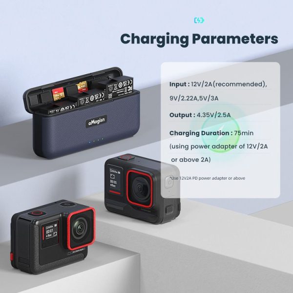 Insta360 Ace / Ace Pro aMagisn Fast Charging Case Camera Charger Accessories - Image 13