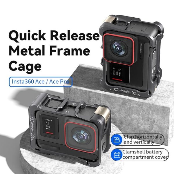 Insta360 Ace / Ace Pro aMagisn Quick Disassembly Metal Rabbit Cage Border Accessories - Image 6