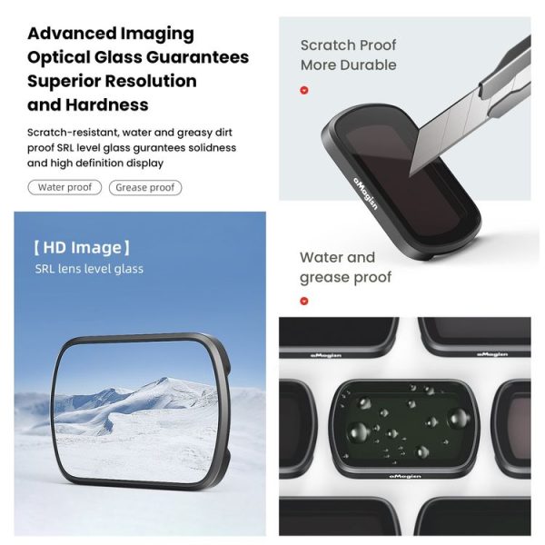 DJI Osmo Pocket 3 aMagisn HD Double Sided Coated Filters Sports Camera Protective Goggles, Style: CPL - Image 10