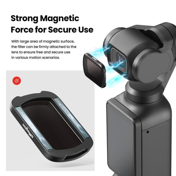 DJI Osmo Pocket 3 aMagisn HD Double Sided Coated Filters Sports Camera Protective Goggles, Style: CPL - Image 8