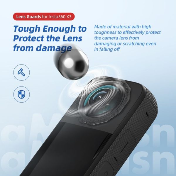 Insta360 X3 aMagisn 2 In 1 Paste Lens Guard Mobility Camera Accessories - Image 5