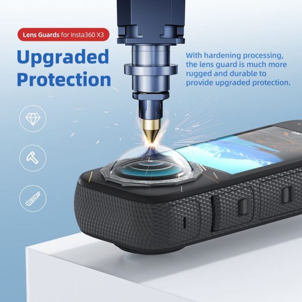 Insta360 X3 aMagisn 2 In 1 Paste Lens Guard Mobility Camera Accessories - Image 6