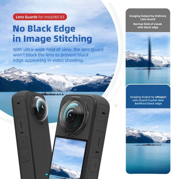 Insta360 X3 aMagisn 2 In 1 Paste Lens Guard Mobility Camera Accessories - Image 8