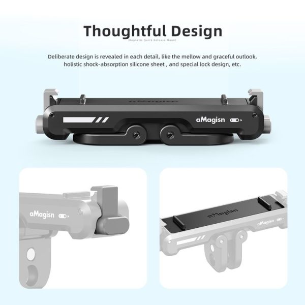 Insta360 GO 3 / 3S aMagisn Magnetic Fast Disassembly Bottom Seat Bracket Sports Camera Accessories - Image 8