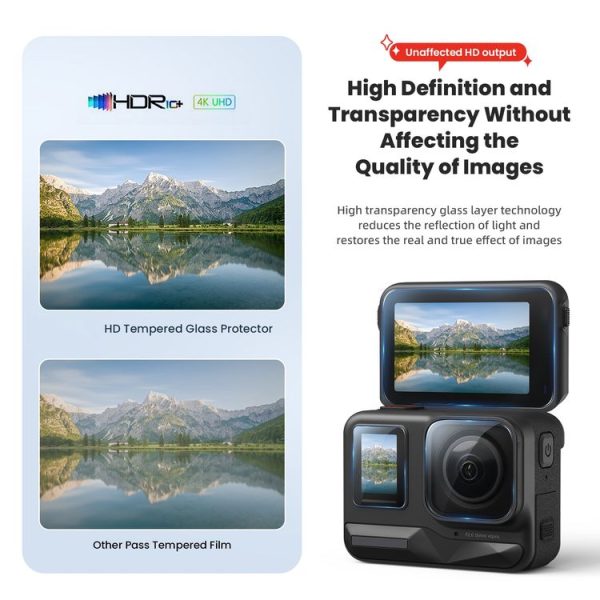 Insta360 Ace Pro aMagisn Tempered Protective Film Sports Camera Accessories, Specification: 1set - Image 8