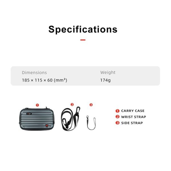 Insta360 Flow aMagisn Small Storage Bag Protective Accessories (Deep Gray) - Image 3