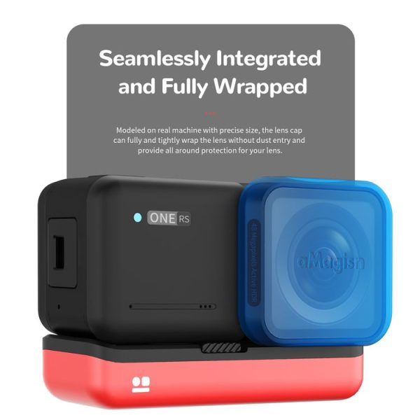 Insta360 One RS 4K aMagisn Wide Angle Enhancement Lens Silicone Protection Case Lens Cover - Image 3