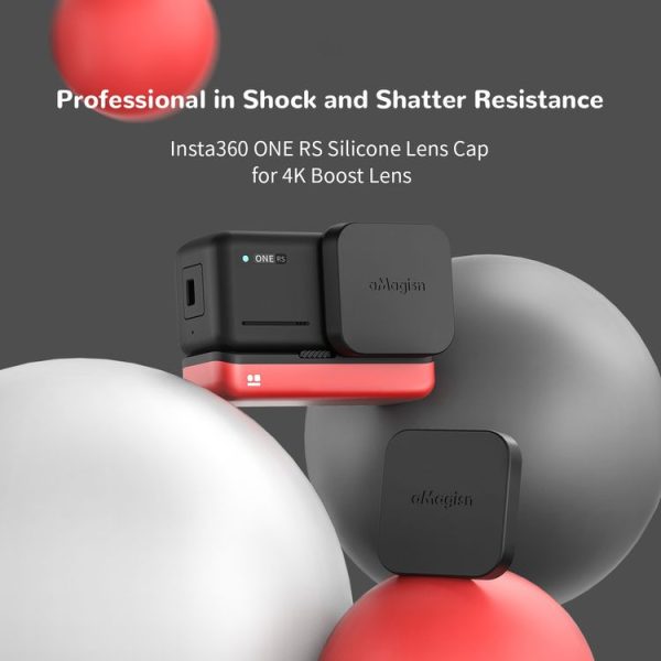 Insta360 One RS 4K aMagisn Wide Angle Enhancement Lens Silicone Protection Case Lens Cover - Image 4