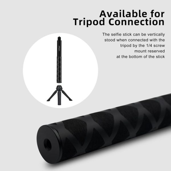 AMagisn 70cm Invisible Straight Pull Selfie Stick Sports Camera Accessories, Specification: Single Rod - Image 6