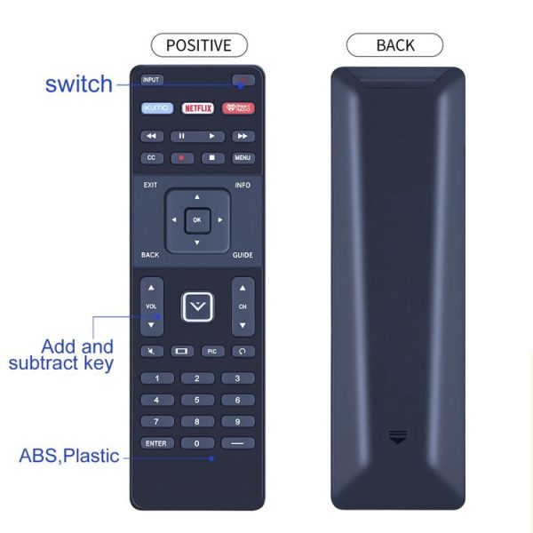 IR Remote Controller XRT122 Fit for VIZIO Smart TV - Image 3